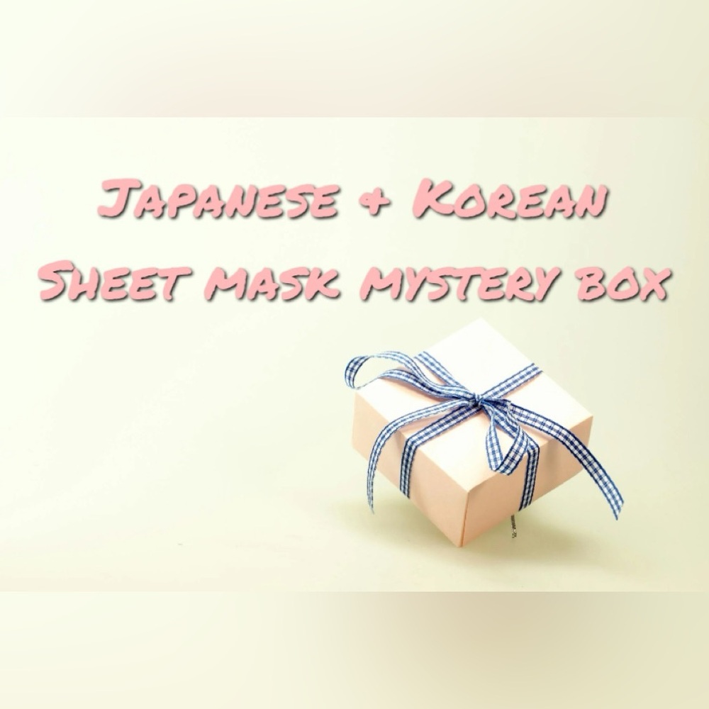 Japanese & Korean Sheet Mask Mystery Box!